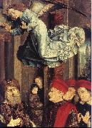JOOS van Wassenhove The Institution of the Eucharist (detail) s painting